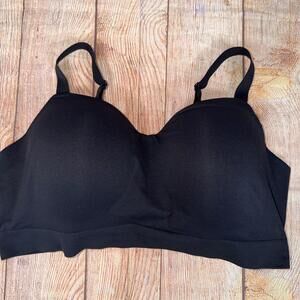 Truekind Black Wireless Bra 2XL